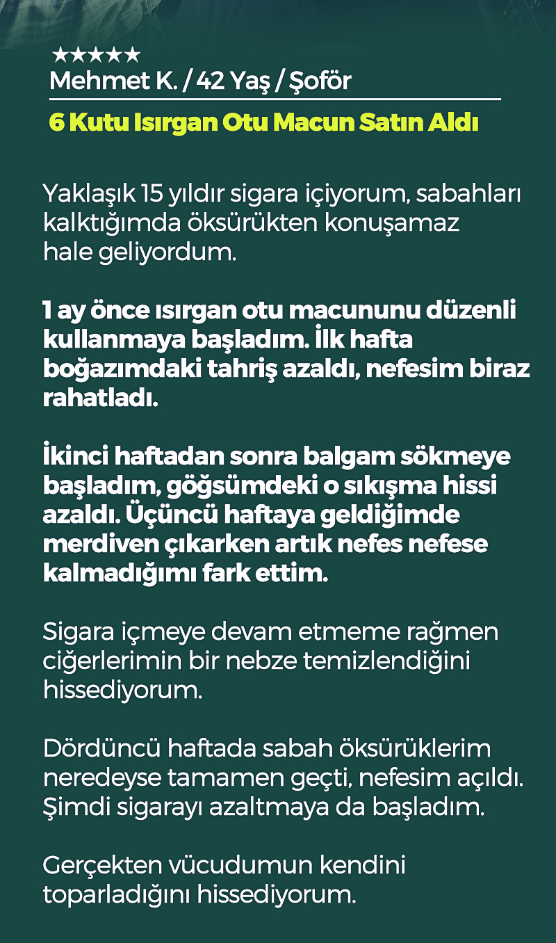 Isırgan Otlu Bitkisel Macun